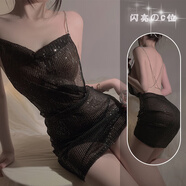 瑰若情趣內(nèi)衣性感純欲睡衣服高檔制服誘惑夫妻刺激方便房事情侶戰(zhàn)袍女 夜店風包臀裙+黑絲】女性女士七夕約會調(diào)情情人節(jié)戰(zhàn)衣