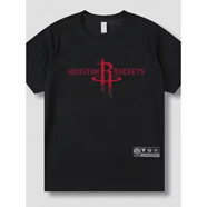 NBA CARES-NIKE2023新款球隊(duì)運(yùn)動(dòng)T恤男女短袖T恤排汗訓(xùn)練美式半袖投籃服  2 NERZ黑色 火箭 3XL