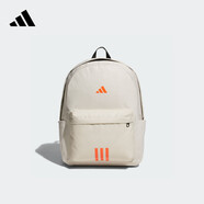 adidas阿迪達(dá)斯雙肩包 學(xué)生書包男女包電腦包休閑訓(xùn)練健身包旅行包背包 礬土棕 JN9631