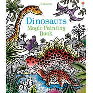 DINOSAURS MAGIC PAINTING BOOK 恐龍魔法繪畫書 進(jìn)口原版 英文  小學(xué)教輔