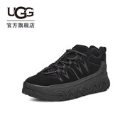 UGG春季新款男士厚底波浪鞋戶外休閑鞋 1158252BLK|黑色41
