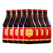 智美（Chimay）紅帽啤酒 330ml*8瓶 修道院精釀 比利時進口 雙料啤酒