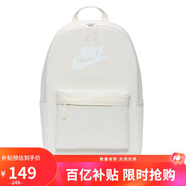 耐克NIKE男女雙肩包 書包  HERITAGE  休閑包DC4244-104白 均碼