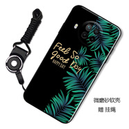 馳漢牌 適用小米紅米Redmi Note9Pro 5G手機殼保護套全包防摔磨砂個性潮男女款卡通軟殼 綠葉 紅米Redmi Note9Pro 5G