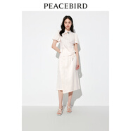 太平鳥(niǎo)女裝2024年夏季新款新國(guó)風(fēng)套裝A1FCE2332 米白 M