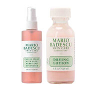 Mario Badescu美國Mario Badescu 凈痘精華噴霧 去黑頭粉男女青春痘粉刺敏感肌 溫和精華+保濕噴霧