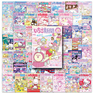 51張三麗歐海報迷你貼紙高清印刷周邊 庫洛米美樂(lè )蒂 少女心水杯行李箱手機貼紙 DIY素材創(chuàng  )意防水裝飾 【51張不重復】三麗鷗海報-1092 5-8cm