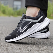 耐克（NIKE）官方艦店男鞋夏季新款運動鞋QUEST 6網(wǎng)面透氣輕便跑步鞋休閑鞋 DD0204-001/QUEST 5/黑色網(wǎng)面 39