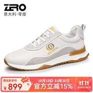 零度zero官方運動(dòng)休閑鞋新款透氣潮流百搭低幫鞋男士時(shí)尚阿甘鞋