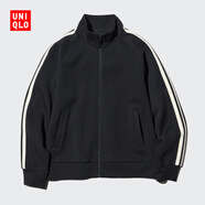 優(yōu)衣庫童裝男童女童高彈力快干運(yùn)動(dòng)拉鏈茄克外套478134 478134/09黑色 150