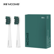 美看（Mcomb） Mcomb/美看M2M3標準刷頭專業(yè)款清潔刷頭適用于成人男女電動牙刷 綠色標配刷頭 兩支裝