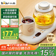 小熊（Bear）迷你養生壺 辦公室燒水壺電水壺煮茶壺 保溫杯墊多功能花茶壺煮水壺0.8升 YSH-D08D3