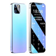 捷語(yǔ)皓軒H9超薄兒童學(xué)生專(zhuān)用手機直板 戒網(wǎng)機初中高中生袖珍迷你手機超小超薄棒棒機非智能功能機備用 藍色 256M+16G