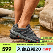 邁樂(lè )（Merrell）戶(hù)外鞋男女款戶(hù)外徒步溯溪鞋ALLOUTBLAZE輕便透氣耐磨防滑休閑鞋 J65105 黑紅（男） 43