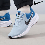 耐克（NIKE）男鞋2025夏季新款REVOLUTION 8透氣休閑鞋運動鞋輕便網(wǎng)面跑步鞋 FB2207-402藍色黑色白 44