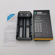 時可待Yoii 單槽2A極速快充18650電池充電器21700/26650/32650強光手電 TC2不含充電線