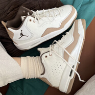 耐克（NIKE）Air Jordan Courtside 23 AJ23棕色白黑男女氣墊緩震運(yùn)動(dòng)籃球鞋 FQ6861-121白棕 40