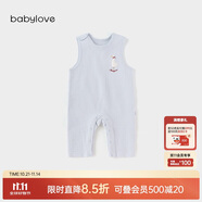 babylove嬰兒背帶褲秋冬季純棉男女寶寶休閑百搭長(zhǎng)褲薄夾棉外出保暖褲子