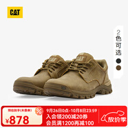 CAT卡特新品男士戶外休閑工裝低幫休閑工鞋商場同款 淺褐色 40