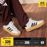 adidas「T頭鞋」VL COURT BOLD厚底增高板鞋德訓(xùn)鞋阿迪達(dá)斯輕運(yùn)動   白/黑色(推薦腳型偏寬選大半碼)   38