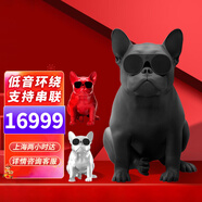 LOYK Jarre AeroBull法國(guó)斗牛犬無(wú)線藍(lán)牙音響重低音炮大狗狗桌面音箱禮物 大號(hào)磨砂黑