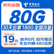 中國電信流量卡19元【180G】全國通用5G手機卡電話卡月租號非無限星卡長期永久純上網(wǎng)