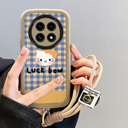 迅炫適用OPPOA2PRO手機殼格子貓咪a1pro女新款A8少女A9X可愛(ài)A11X硅膠11S防摔A31手機套A32軟外殼oppoa5 咖色-WH2621凱蒂貓+C309 OPPO A2 Pro