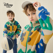 迪士尼（DISNEY）童裝兒童男童搖粒絨立領(lǐng)外套防靜電保暖上衣25春DB331IE14米奇110
