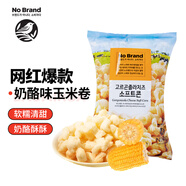 No Brand諾倍得玉米卷 芝士味 145g 韓國進(jìn)口網(wǎng)紅爆米花休閑零食