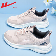 回力運動(dòng)鞋女鞋夏季2025透氣軟底網(wǎng)面休閑網(wǎng)鞋輕便減震跑步鞋子女 0358粉色 36