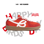 WE FLOWERweflower德訓鞋女HBD聯(lián)名款男女同款百搭板鞋透氣紅色運動(dòng)休閑鞋 少年紅 43