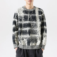 凡客誠品（VANCL）寬松百搭針織衫222202TM 黑色 3XL