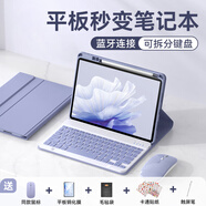 法普拉適用2024新款華為matepad11.5s藍(lán)牙鍵盤Air保護(hù)套matepadpro11平板榮耀V8Pro鼠標(biāo)12.1寸殼榮耀9Pro 【薰衣紫+鍵盤+鼠標(biāo)】筆槽款 榮耀6/7(10.1英寸)