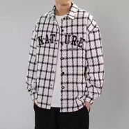 牽魅休閑夾克外套男韓版潮流帥氣寬松衣服黑暗系ins原宿港風(fēng)百搭學(xué)生春夏季外套夾克 白色 XL