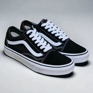 萬(wàn)斯（VANS）VNAS范斯男女OldSkoo經(jīng)典水兵月藍運動(dòng)鞋帆布鞋板鞋面包鞋 VN000D3HY28黑色 40