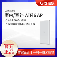 UBNT優(yōu)倍快UAP-AC-M/-PRO千兆室外/內UniFi雙頻無(wú)線(xiàn)AP防水Ubiquiti U6-Mesh-PRO