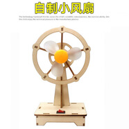 自制電風(fēng)扇物理電路實(shí)驗(yàn)科技小制作兒童科學(xué)實(shí)驗(yàn)電動(dòng)搖頭風(fēng)扇小學(xué)生手工材料stem教具批發(fā)六一兒童節(jié)禮物 軟扇葉電風(fēng)扇 精美包裝-送PPT制作原理