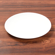 NITORI宜得利家居 現代簡(jiǎn)約碗碟盤(pán)子圓盤(pán)湯勺純白骨瓷系列餐具套裝 30cm橢圓盤(pán)