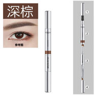 歐萊雅眉筆大師三頭塑形持色不易暈染不易掉色三合一初學(xué)者砍刀頭野生眉 適合深棕/咖啡發(fā)色