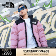 北面（The North Face）1996Nuptse高蓬鵝絨羽絨服ICON潮牌情侶款經(jīng)典美版尺碼新品|3C8D 4YI/落櫻紫 美版偏大一碼 S /170（建議110-130斤）