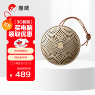 惠威（HiVi）E1便攜藍(lán)牙音箱長(zhǎng)續(xù)航戶外小音箱 防水設(shè)計(jì) 桌面音箱音響 香檳金