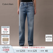 Calvin KleinJeans【復刻90系列】25春秋女士ck淺色復古直筒牛仔褲47B908G