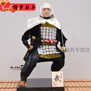 周末島日本人偶娃娃武士忍者人形公仔日式家居裝飾娃娃節(jié)日禮物酒店用品 乳白色 w78武牌