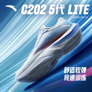 安踏（ANTA）C2025代LITE男鞋氮科技競速跑步鞋馬拉松運動鞋112455564 【男款】淺霧灰-3 39