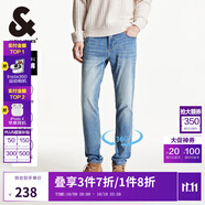 杰克·瓊斯（JACK&JONES）男裝秋冬季牛仔褲男彈力修身褲子男百搭男褲休閑男士牛仔褲四季款 049牛仔藍(lán) 第一批 31 175 W31/L30
