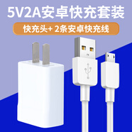 榮耀（HONOR）適用原裝華為榮耀10/9/8青春版充電器快充套裝7i 6plus手機(jī)數(shù)據(jù)線 快充頭+快充線1.5米2條
