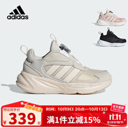 阿迪達斯（adidas）童鞋24秋冬款兒童運動鞋OZELLE男童女小大童BOA旋鈕跑步鞋IE6407
