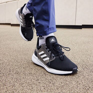 阿迪達(dá)斯（adidas）官方網(wǎng)跑步鞋男鞋春季新品網(wǎng)面透氣跑鞋白色緩震輕便運(yùn)動(dòng)鞋男 H00924/EQ19 RUN 42