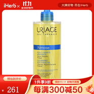 依泉（Uriage） Xemose，清潔潤(rùn)膚油，無(wú)香味，17 盎司（500 毫升） 17液量盎司101464