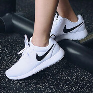 耐克（NIKE）休閑鞋女鞋秋冬季新款運動(dòng)鞋ROSHE ONE透氣減震跑步鞋844994-002 844994-101白色 36
